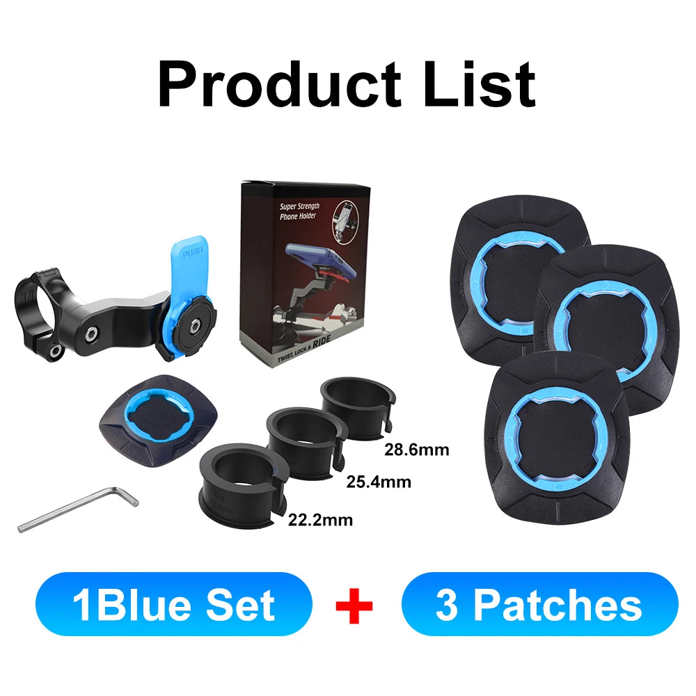 Support Téléphone Moto type "QUAD LOCK" – Anti Vibrations, Auto-verrouillage, Anti Chocs