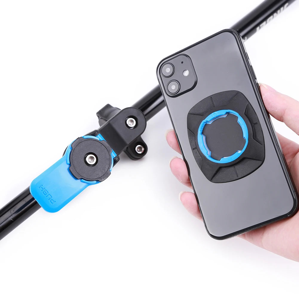 Support Téléphone Moto type "QUAD LOCK" – Anti Vibrations, Auto-verrouillage, Anti Chocs