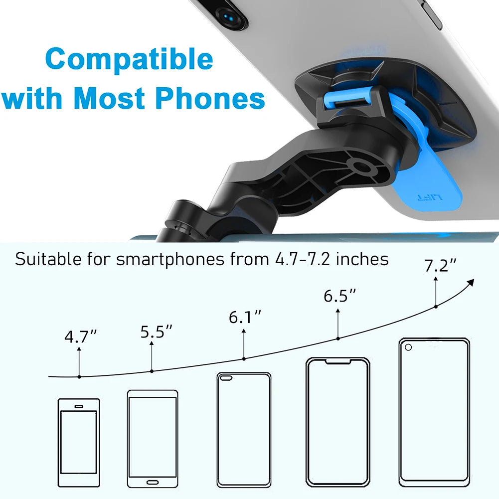 Support Téléphone Moto type "QUAD LOCK" – Anti Vibrations, Auto-verrouillage, Anti Chocs