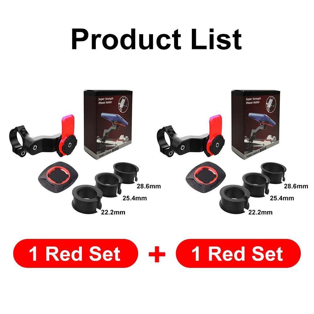 Support Téléphone Moto type "QUAD LOCK" – Anti Vibrations, Auto-verrouillage, Anti Chocs