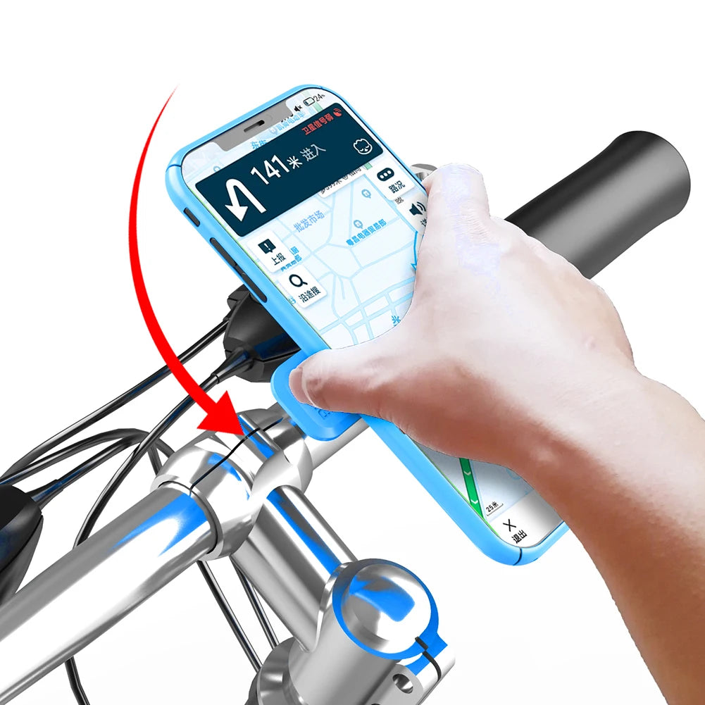 Support Téléphone Moto type "QUAD LOCK" – Anti Vibrations, Auto-verrouillage, Anti Chocs
