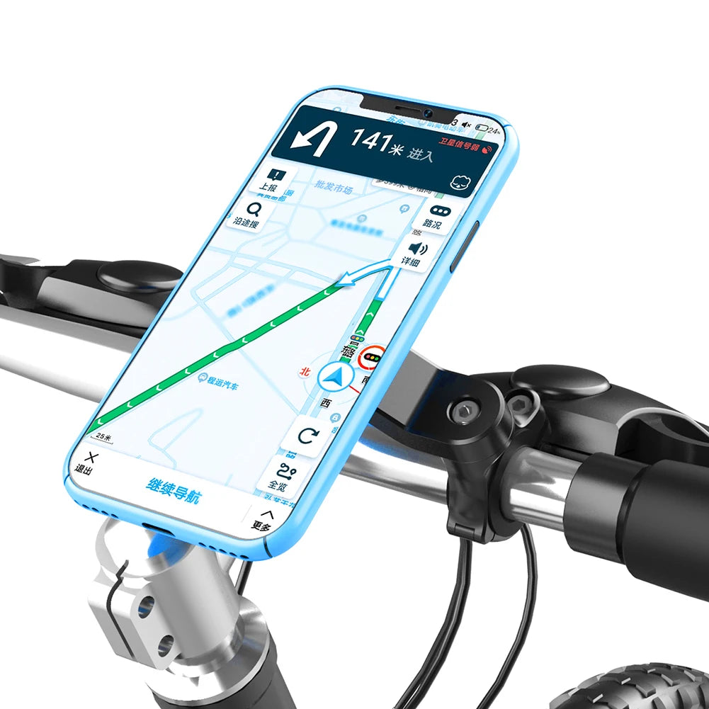 Support Téléphone Moto type "QUAD LOCK" – Anti Vibrations, Auto-verrouillage, Anti Chocs
