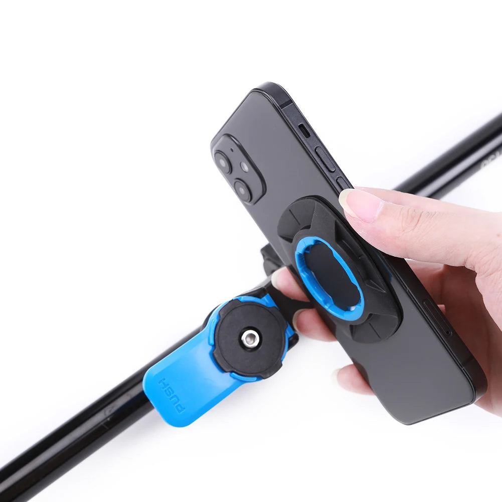 Support Téléphone Moto type "QUAD LOCK" – Anti Vibrations, Auto-verrouillage, Anti Chocs